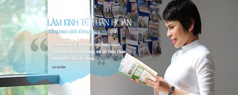 STP Group: Nguyen Thi Hai Binh - The pioneer woman bringing the ocean into the circular economy and the journey of "connecting values - connecting the community"