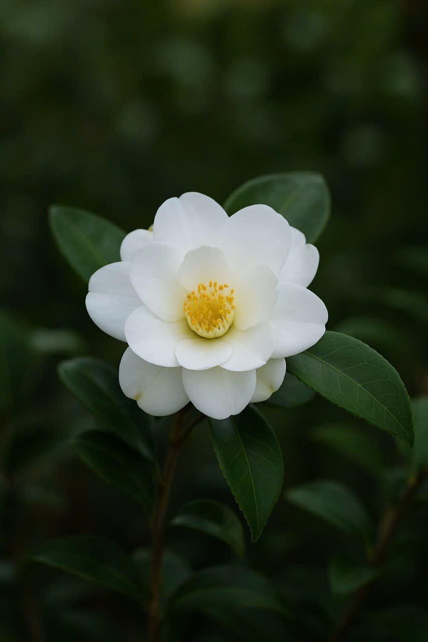 White Camellia: Nature-Healing Ornamental Treasure