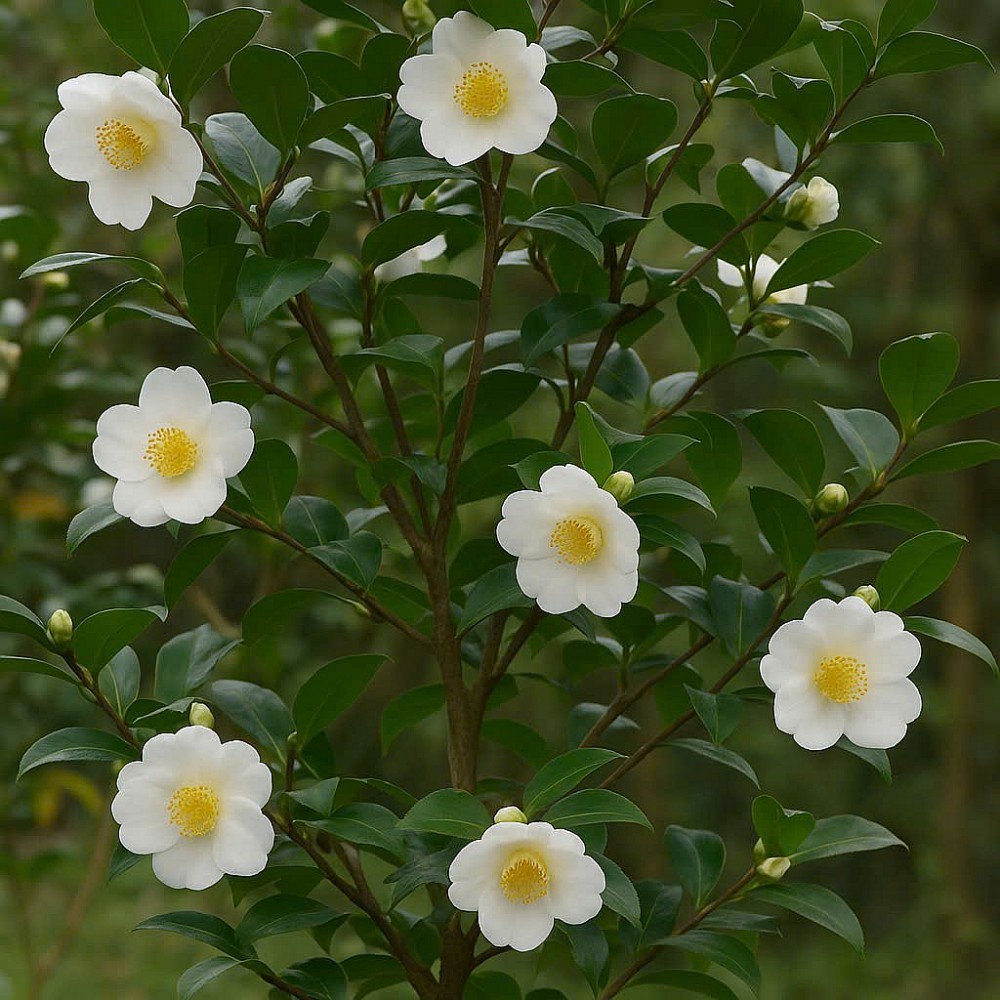 White Camellia: Nature-Healing Ornamental Treasure