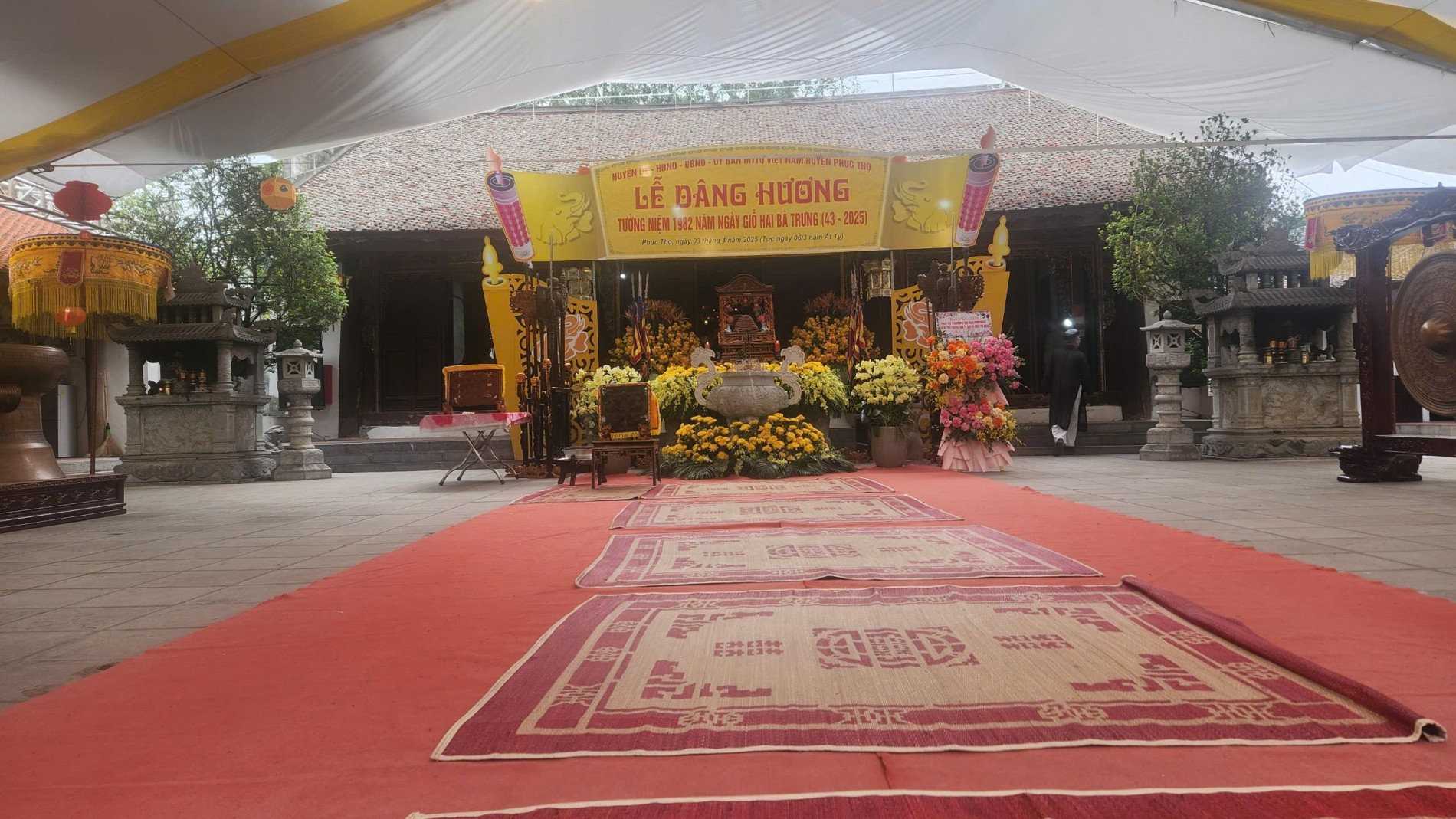 Hat Mon Temple – Historical Mark of Hai Ba Trung