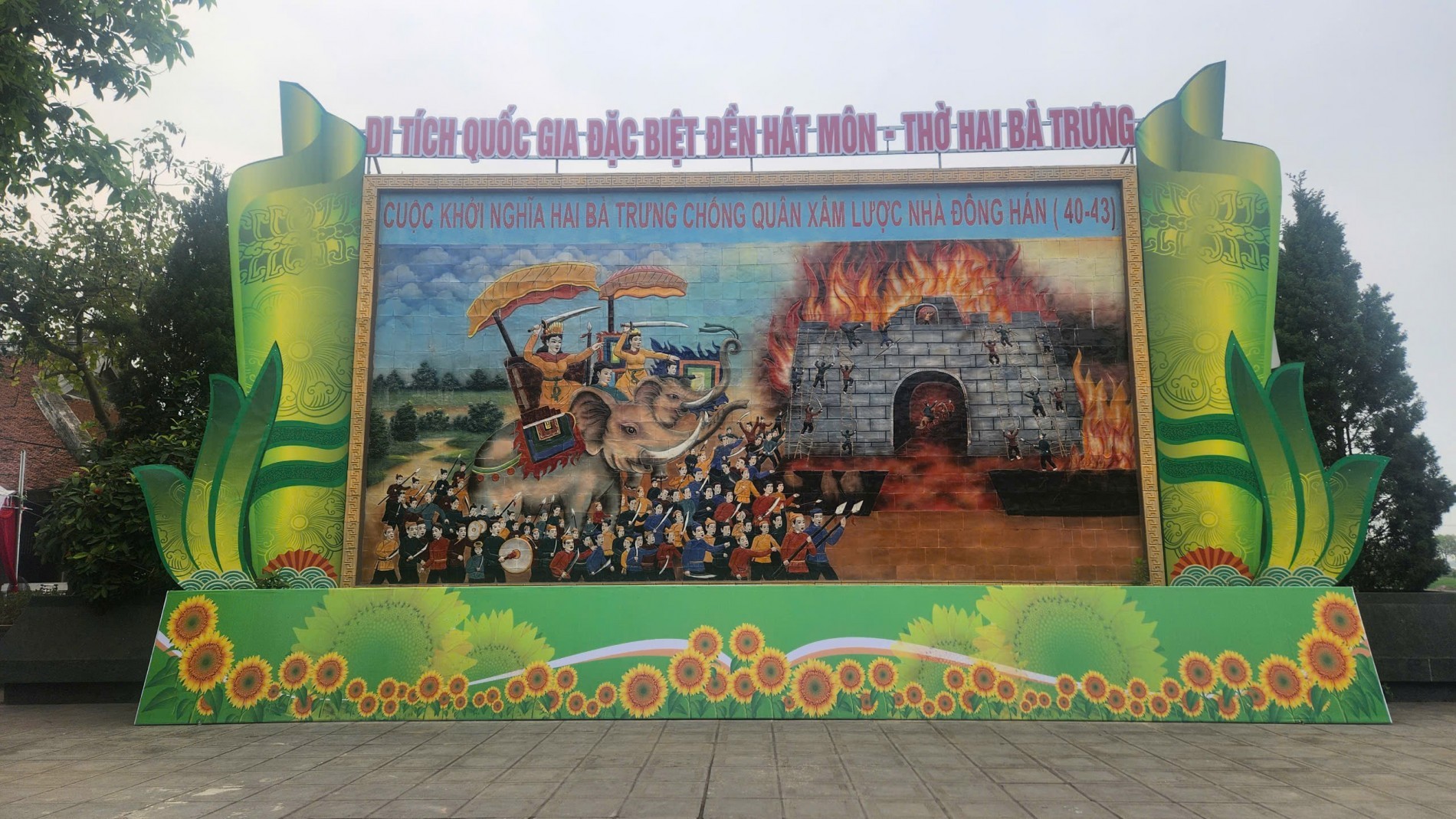 Hat Mon Temple – Historical Mark of Hai Ba Trung