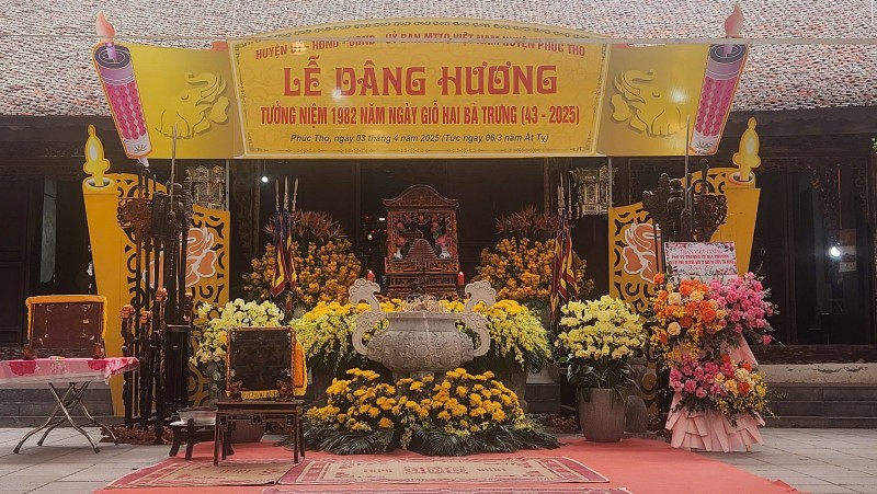 Hat Mon Temple – Historical Mark of Hai Ba Trung